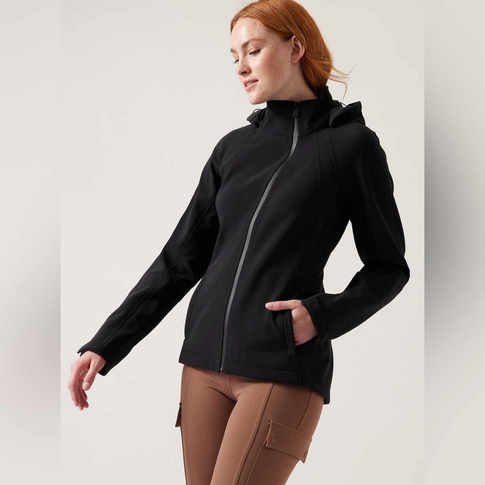 ATHLETA GLACIER SOFTSHELL JACKET NWT - image 5
